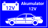 Ikonka akumul. 12V i osobowy